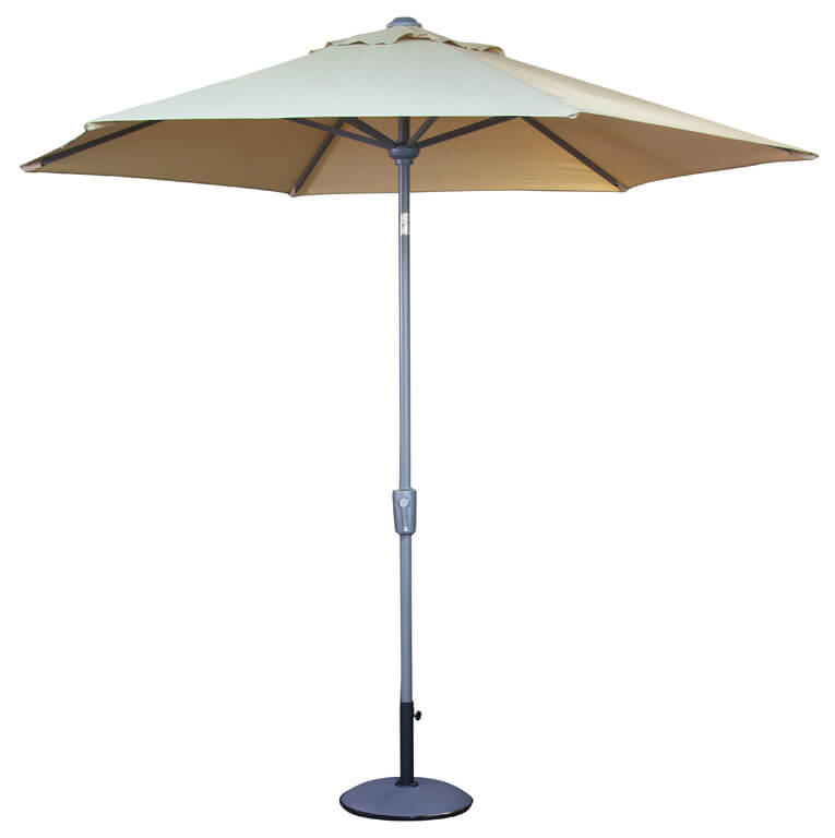 Aluminium Umbrella 2.7m Charcoal