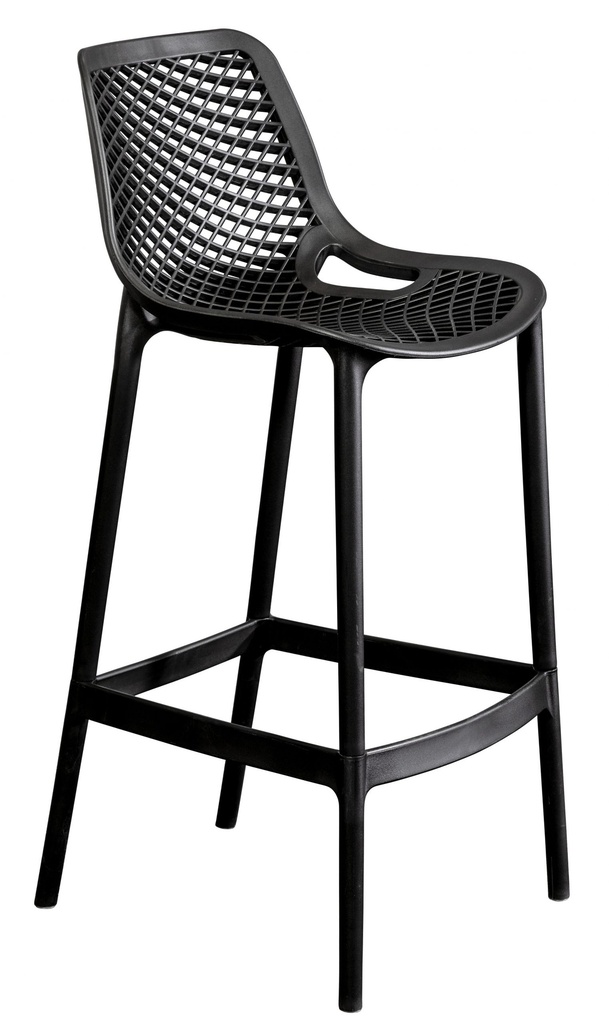 Isla Black Bar Stool 