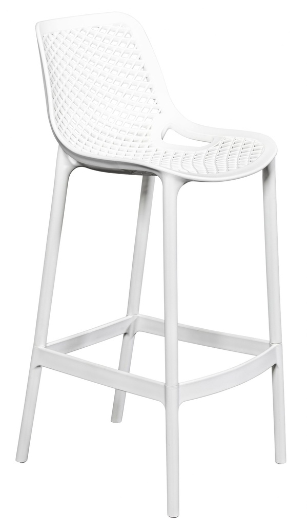 Isla White Bar Stool 