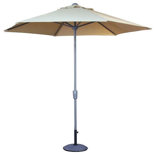 [A40C] Aluminium Umbrella 4m Charcoal 