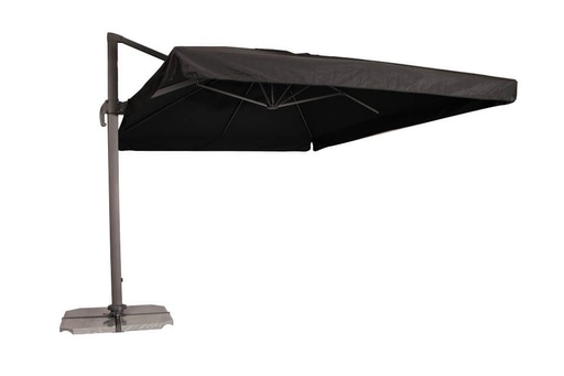 [C25C] Cantilever Umbrella 2.5m SQUARE Charcoal POLYESTER 